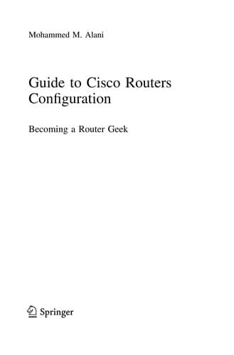 Tapa de Guide to Cisco Routers Configuration