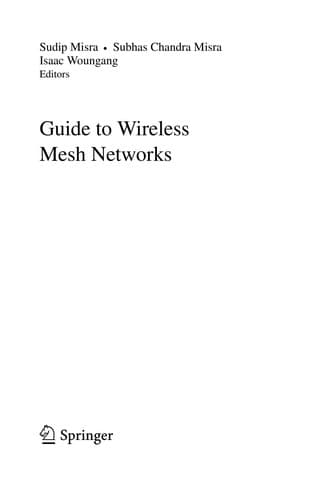 Tapa de Guide to wireless mesh networks