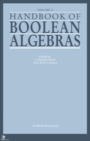 Tapa de Handbook of Boolean algebras
