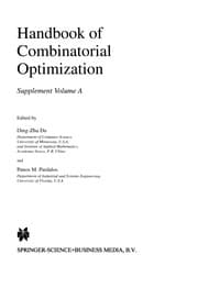 Tapa de Handbook of Combinatorial Optimization