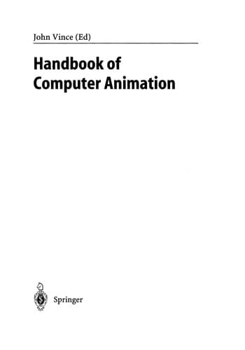 Tapa de Handbook of Computer Animation