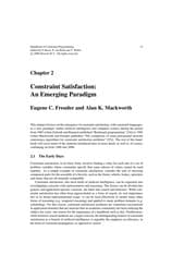 Tapa de Handbook of constraint programming