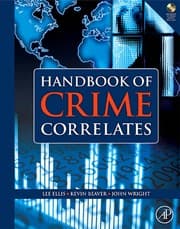 Tapa de Handbook of crime correlates