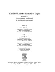 Tapa de Handbook of the history of logic