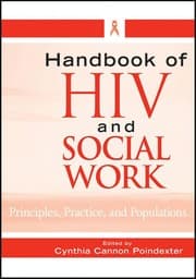 Tapa de Handbook of HIV and social work