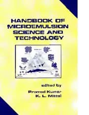 Tapa de Handbook of microemulsion science and technology