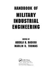 Tapa de Handbook of military industrial engineering