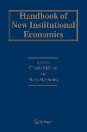 Tapa de Handbook of New Institutional Economics