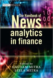 Tapa de The handbook of news analytics in finance