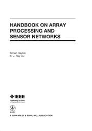 Tapa de Handbook on array processing and sensor networks
