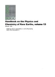 Tapa de Handbook on the physics and chemistry of rare earths