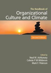Tapa de The handbook of organizational culture and climate