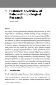 Tapa de Handbook of paleoanthropology