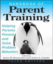 Tapa de Handbook of parent training