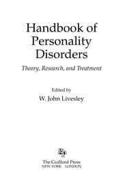 Tapa de Handbook of personality disorders