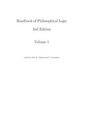 Tapa de Handbook of philosophical logic