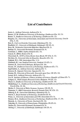 Tapa de Handbook of process algebra