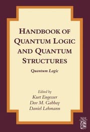 Tapa de Handbook of quantum logic and quantum structures