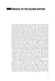 Tapa de Handbook of radioactivity analysis