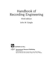 Tapa de Handbook of Recording Engineering