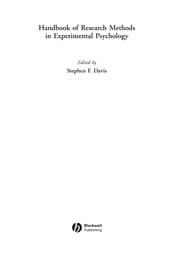 Tapa de HANDBOOK OF RESEARCH METHODS IN EXPERIMENTAL PSYCHOLOGY; ED. BY STEPHEN F. DAVIS