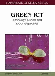 Tapa de Handbook of research on green ICT