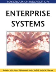 Tapa de Handbook of research on enterprise systems