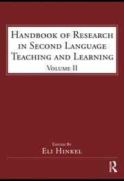 Tapa de Handbook of research in second language teaching and learning