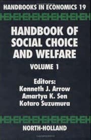 Tapa de Handbook of social choice and welfare
