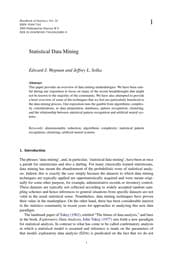 Tapa de Data mining and data visualization