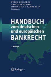 Tapa de Handbuch zum deutschen und europäischen Bankrecht