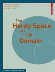 Tapa de The Hardy space of a slit domain