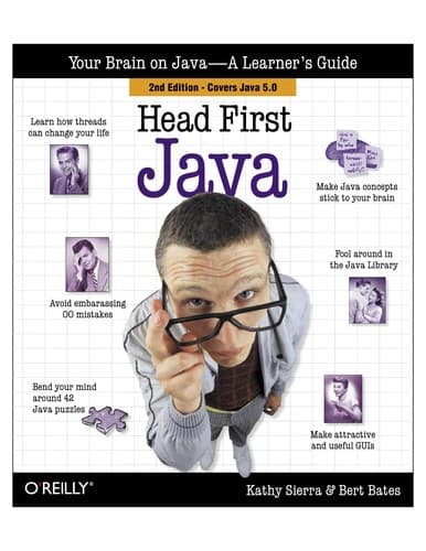 Tapa de Head first Java