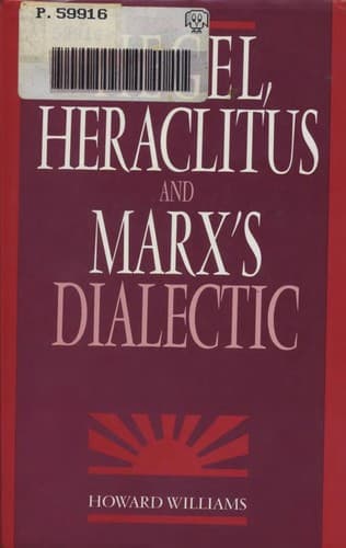Tapa de Hegel, Heraclitus, and Marx's dialectic
