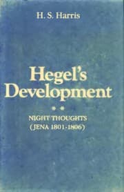 Tapa de Hegel's development, night thoughts (Jena 1801-1806)