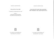 Tapa de Geschichte der Philosophie von Thomas von Aquin bis Kant