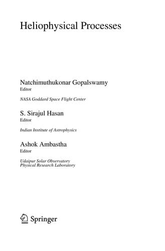 Tapa de Heliophysical processes