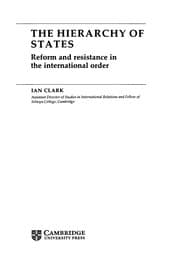 Tapa de Reform and resistance in the international order