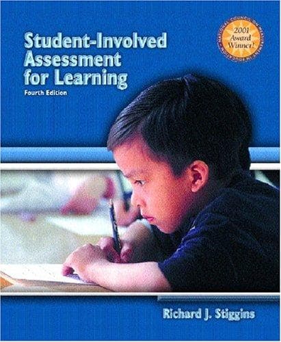 Tapa de Student-Involved Assessment FOR Learning (4th Edition)