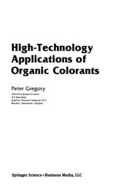 Tapa de High-Technology Applications of Organic Colorants
