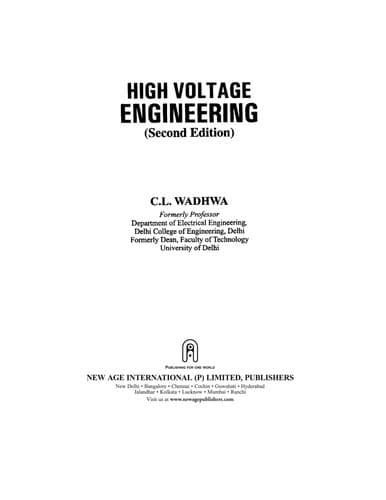 Tapa de High voltage engineering