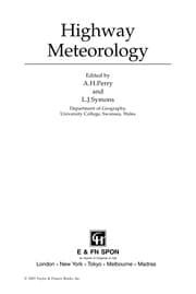 Tapa de Highway meteorology
