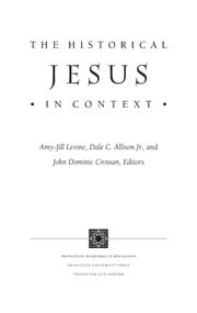 Tapa de The historical Jesus in context
