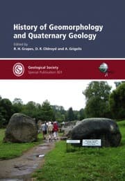 Tapa de History of geomorphology and Quaternary geology