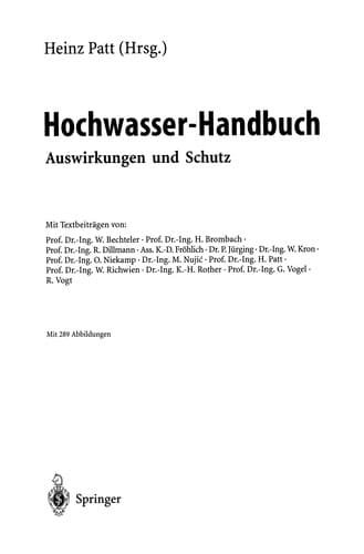 Tapa de Hochwasser-Handbuch