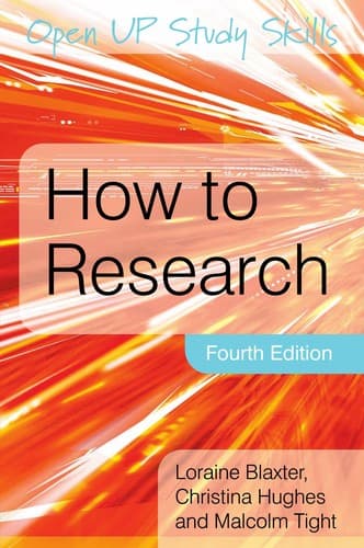 Tapa de How to research