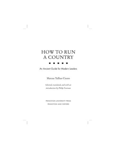 Tapa de How to run a country