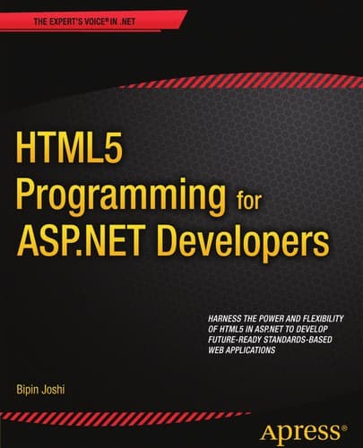 Tapa de HTML5 Programming for ASP.NET Developers