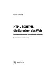 Tapa de HTML & XHTML - die Sprachen des Web