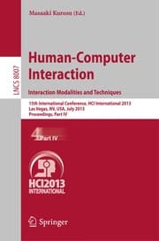 Tapa de Human-Computer Interaction. Interaction Modalities and Techniques